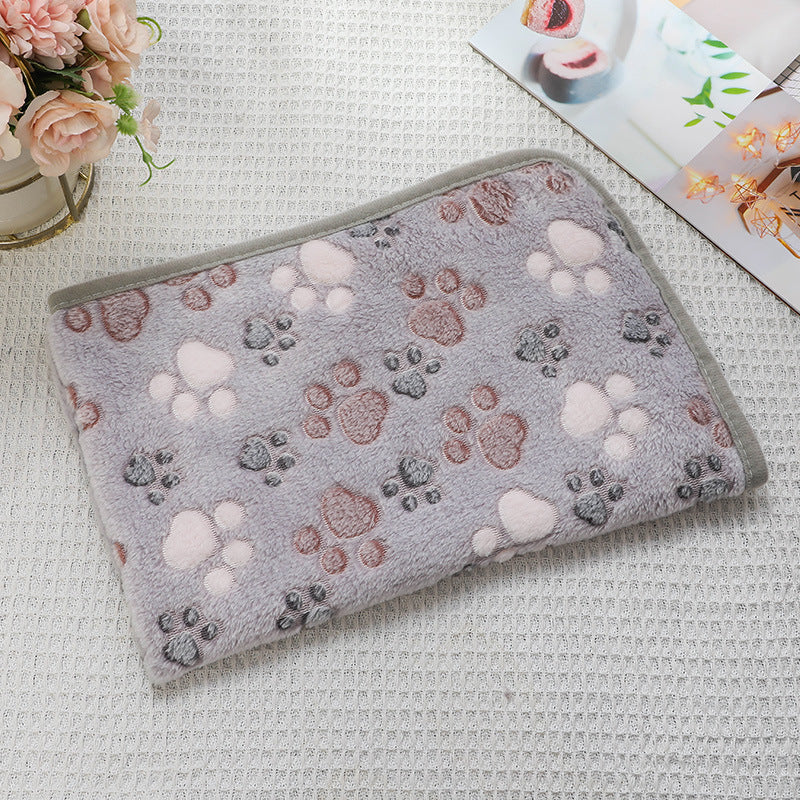 Soft Flannel Pet Blanket for Dogs & Cats – Cozy Warm Pet Sleeping Mat for Bed, Sofa, Crate & Travel