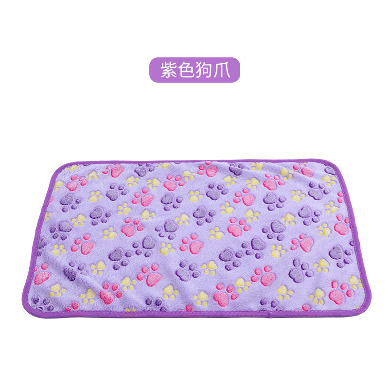 Soft Flannel Pet Blanket for Dogs & Cats – Cozy Warm Pet Sleeping Mat for Bed, Sofa, Crate & Travel