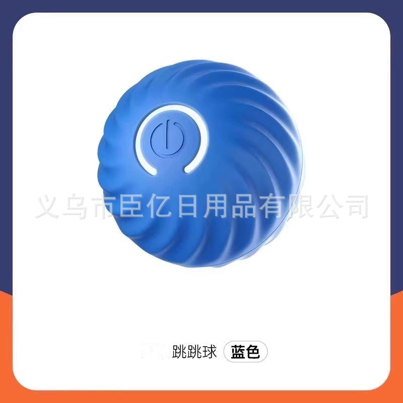 Interactive Pet Ball Toy for Cats & Dogs – Durable TPR Bouncy Ball for Active Play & Exercise