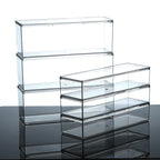 Slim Transparent Storage Box – Narrow Long PET Organizer for Kitchen & Bathroom