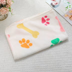 Soft Flannel Pet Blanket for Dogs & Cats – Cozy Warm Pet Sleeping Mat for Bed, Sofa, Crate & Travel