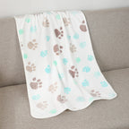 Soft Flannel Pet Blanket for Dogs & Cats – Cozy Warm Pet Sleeping Mat for Bed, Sofa, Crate & Travel