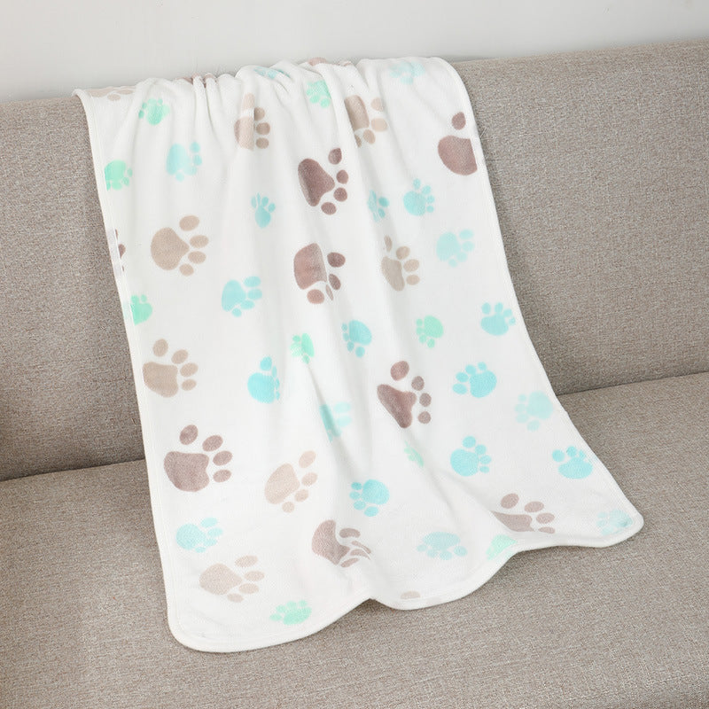 Soft Flannel Pet Blanket for Dogs & Cats – Cozy Warm Pet Sleeping Mat for Bed, Sofa, Crate & Travel