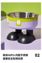 Stainless Steel Cat Bowl with Anti-Slip Base – Elevated Pet Food & Water Bowl