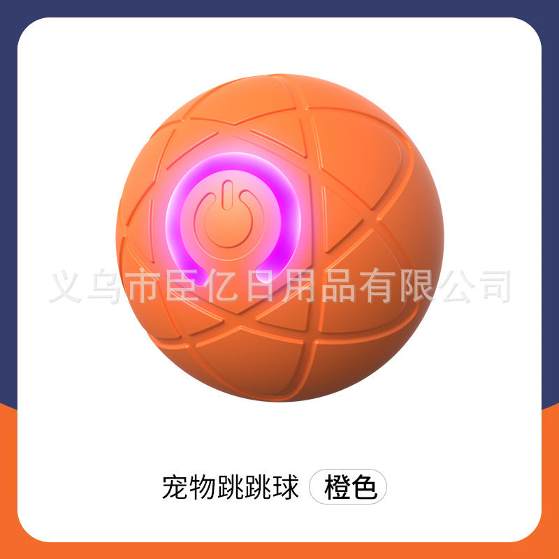 Interactive Pet Ball Toy for Cats & Dogs – Durable TPR Bouncy Ball for Active Play & Exercise