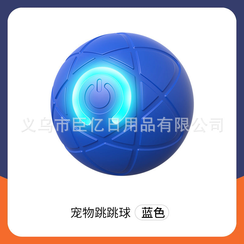 Interactive Pet Ball Toy for Cats & Dogs – Durable TPR Bouncy Ball for Active Play & Exercise