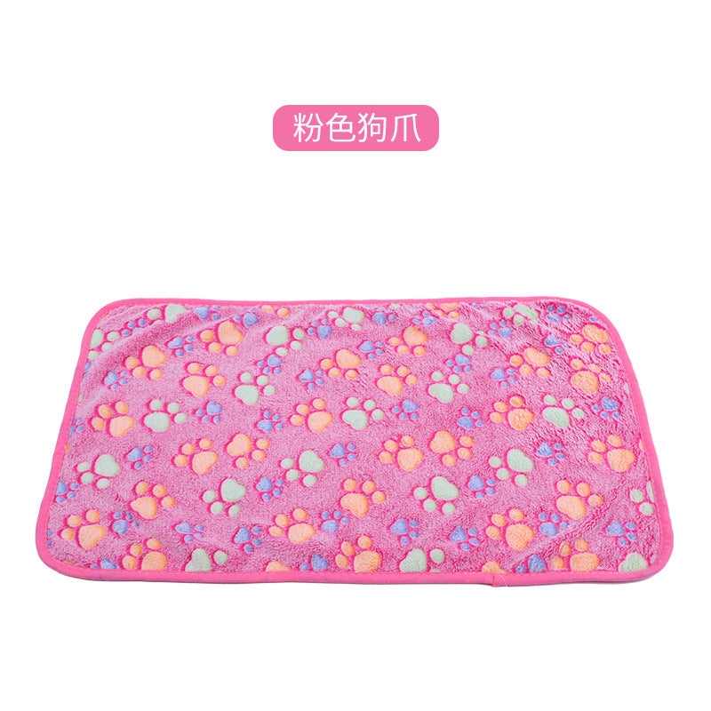 Soft Flannel Pet Blanket for Dogs & Cats – Cozy Warm Pet Sleeping Mat for Bed, Sofa, Crate & Travel