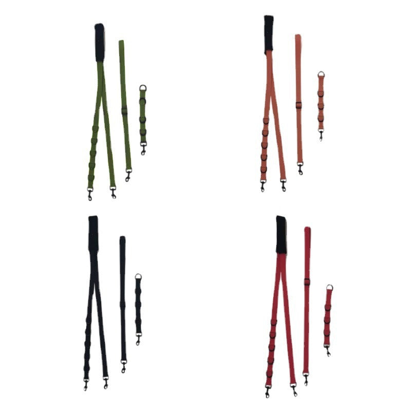 3-Piece Dog Grooming Leash Set – Adjustable Pet Bath Restraint with Neck & Auxiliary Rope, Anti-Choke Sleeve