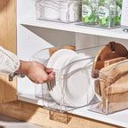 Slim Transparent Storage Box – Narrow Long PET Organizer for Kitchen & Bathroom