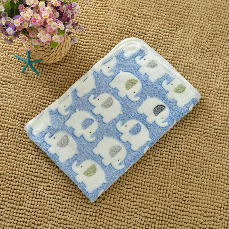Soft Flannel Pet Blanket for Dogs & Cats – Cozy Warm Pet Sleeping Mat for Bed, Sofa, Crate & Travel