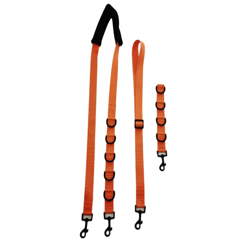 3-Piece Dog Grooming Leash Set – Adjustable Pet Bath Restraint with Neck & Auxiliary Rope, Anti-Choke Sleeve