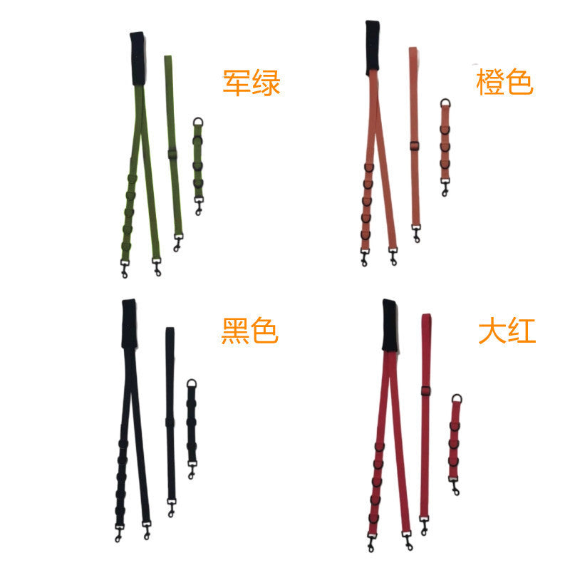 3-Piece Dog Grooming Leash Set – Adjustable Pet Bath Restraint with Neck & Auxiliary Rope, Anti-Choke Sleeve