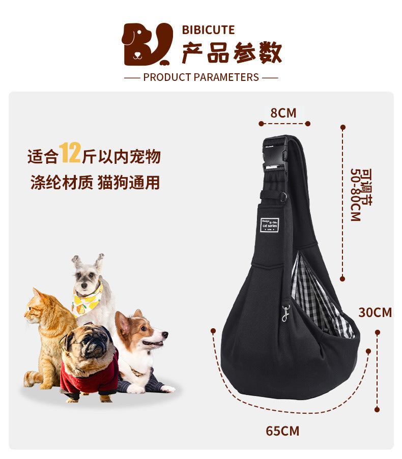 Breathable Pet Carrier Backpack for Cats & Small Dogs – Adjustable Travel Bag