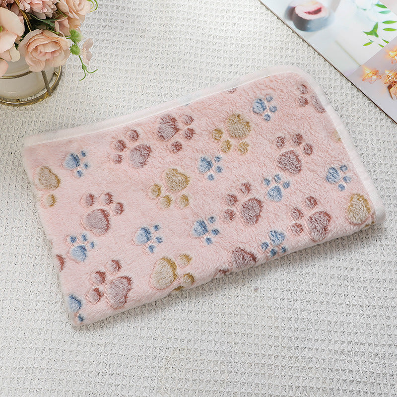 Soft Flannel Pet Blanket for Dogs & Cats – Cozy Warm Pet Sleeping Mat for Bed, Sofa, Crate & Travel