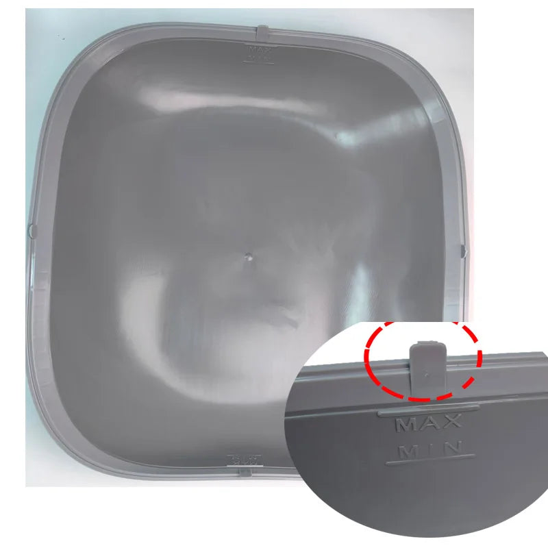 LITEKIPET Automatic Cat Litter Box Replacement Accessories – Litter Filter Bin Bottom Capsule Door and Anti-Backflow Parts