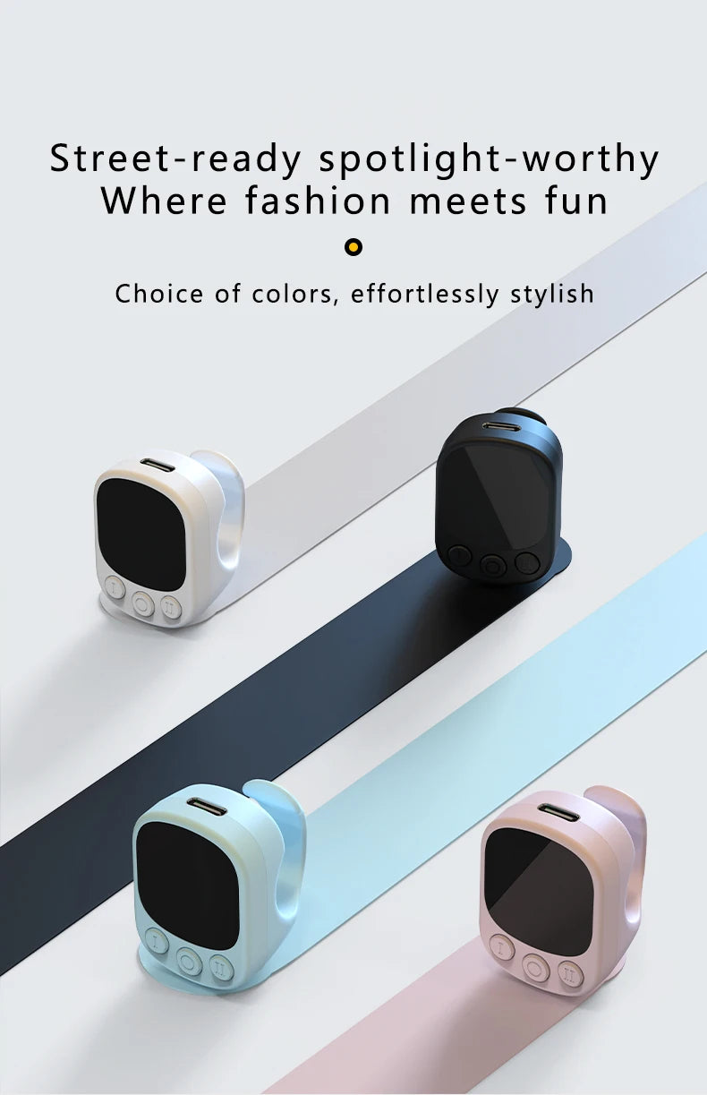 Bluetooth Mouse Ring Remote Control with Touchpad – Smart Screen Clicker & Scrolling Ring for Android and iOS