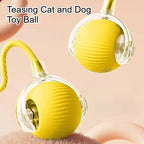 Interactive Dog and Cat Ball Toy with Rope – Durable Self Entertainment Jumping Pet Teaser Ball