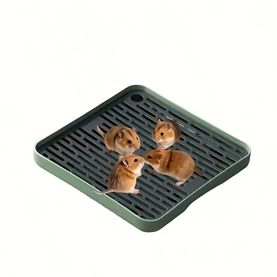 Small Pet Corner Litter Box Toilet Tray – Rabbit, Guinea Pig, Ferret, Hamster & Bunny Potty Training Toilet Box