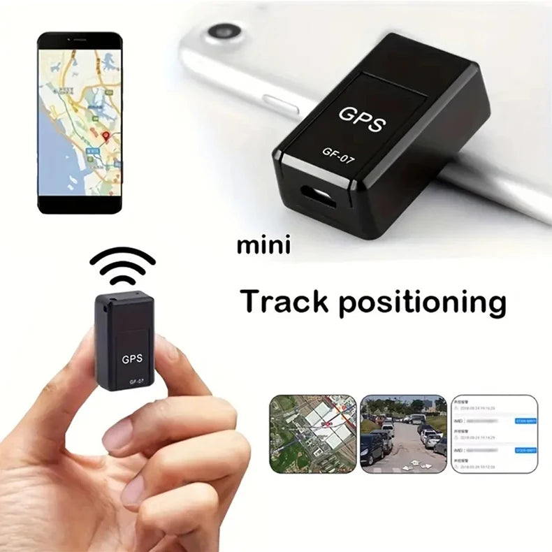 GF07 Mini GPS Tracker Car Bike Pet Child Elderly | Anti-Theft Magnetic GPS Locator with App Tracking