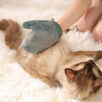 2-in-1 Pet Grooming Glove for Dogs & Cats – Hair Remover Mitt, Deshedding Brush & Gentle Massage Tool