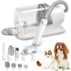 Pet Grooming Vacuum Kit 2.3L | Dog Hair Vacuum & Low Noise Grooming Clipper Set