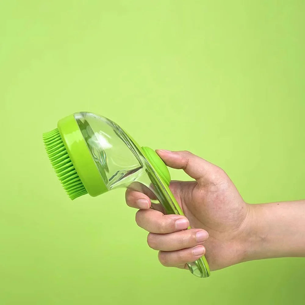 Pet Bath Brush for Dogs & Cats | Massage Grooming Shampoo Scrubber Tool