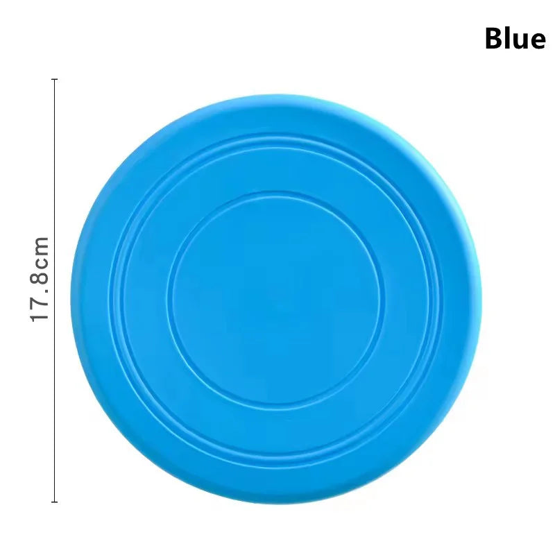 Durable Dog Frisbee Toy – Soft TPR Flying Disc for Fetch, Training, Outdoor Play & Water Games
