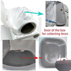 LITEKIPET Automatic Cat Litter Box Replacement Accessories – Litter Filter Bin Bottom Capsule Door and Anti-Backflow Parts
