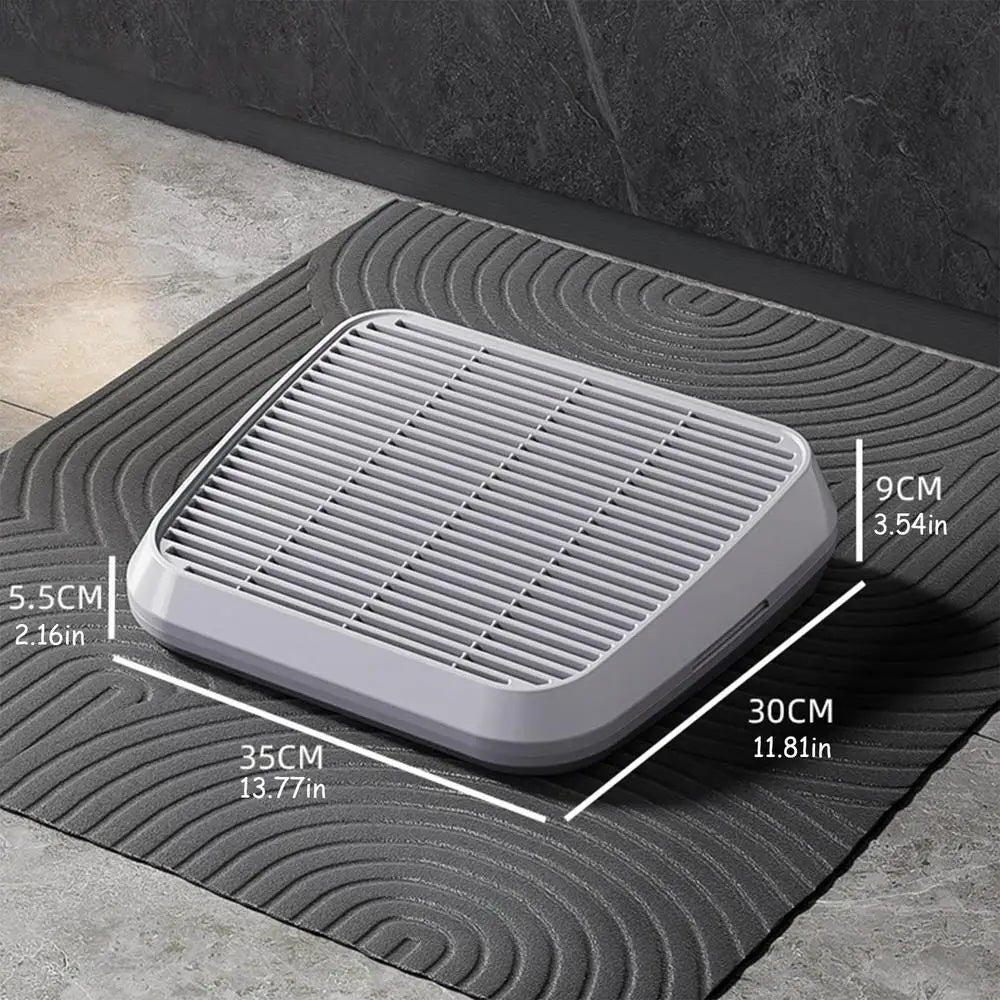 Cat Litter Box Step and Litter Catcher Ramp – Anti-Tracking Non-Slip Litter Mat with Filter Function for Easy Cleaning