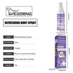 Lavender Pet Deodorizer Spray for Dogs and Cats – Long Lasting Odor Remover & Fresh Scent Perfume Spray 50ml