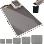 Double Layer Cat Litter Mat – Waterproof Non-Slip Litter Trapper Mat with EVA Honeycomb Design for Cat Litter Boxes