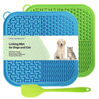 Premium Licking Mat for Dogs & Cats – Suction Cup Slow Feeder Anti-Anxiety Pad
