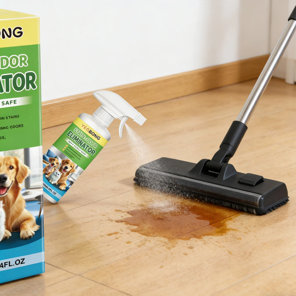 Pet Stain & Odor Remover Spray for Dogs and Cats – Deep Cleaning Urine Stain & Odor Eliminator 120ml