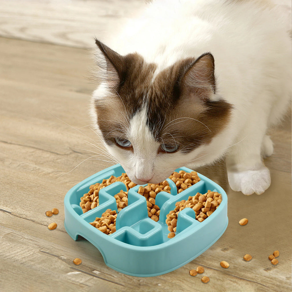 Slow Feeder Dog Bowl – Anti-Gulp Maze Design for Small, Medium & Large Dogs