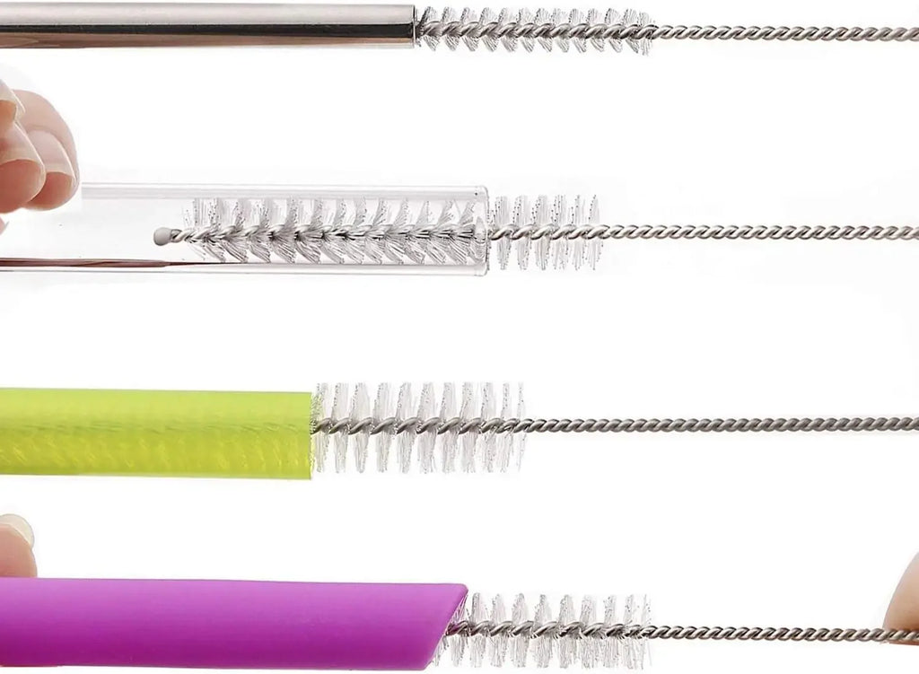 Reusable Straw Cleaning Brush Kit – Nylon Tube & Bottle Cleaner Set for Straws, Bottles & Cups