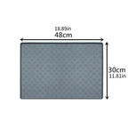 Pet Placemat Nonspill Easy to Clean Foldable Cat and Dog Feeding Mat Silicone Non-slip Waterproof Pet Mat