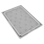 TOPINCN Double Layer Cat Litter Mat – Washable Anti-Slip Cat Litter Catcher Mat for Litter Box Floor Protection (41×28cm)