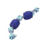 Double Knot Rope Ball Dog Toy – Cotton Chew Toy for Teeth Cleaning, Tug Play & Dental Care