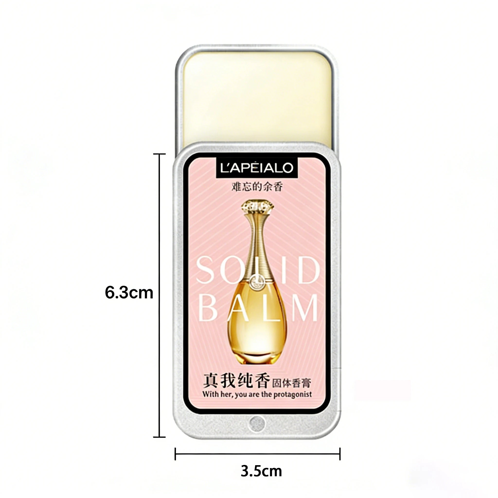 Women’s Solid Perfume Balm | Long Lasting Fruity Fragrance Portable Body Perfume Balm