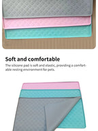 Pet Placemat Nonspill Easy to Clean Foldable Cat and Dog Feeding Mat Silicone Non-slip Waterproof Pet Mat
