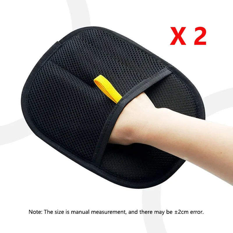 Pet Hair Remover Gloves Reusable Double-Sided Fur Removal for Sofa & Carpet