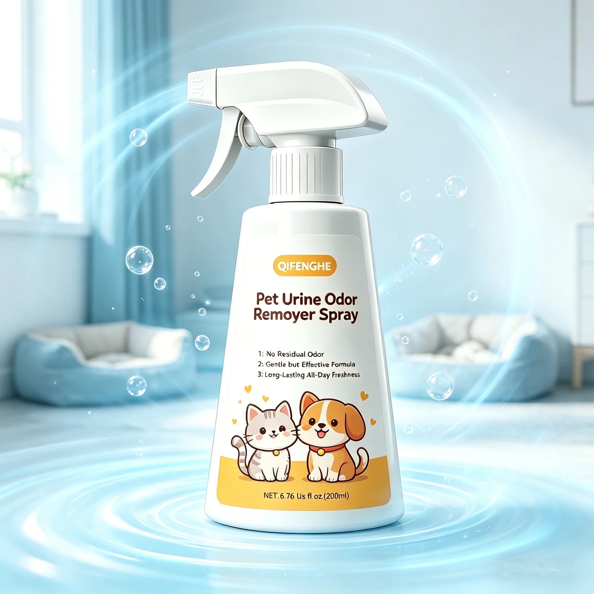 Pet Urine Odor Remover Spray – Home Odor Neutralizer & Freshness Spray for Dogs, Cats, Carpets & Furniture