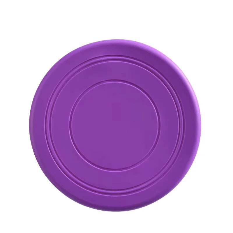 Durable Dog Frisbee Toy – Soft TPR Flying Disc for Fetch, Training, Outdoor Play & Water Games