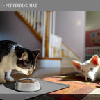 Silicone Pet Feeding Mat – Waterproof Non-Slip Dog & Cat Food Bowl Placemat