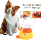 Duck-Shaped Slow Feeder Dog Bowl – Anti-Choking Interactive Snack Dispenser
