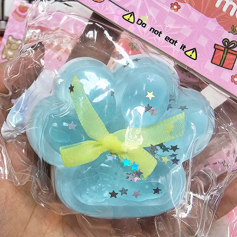 Cat Paw Squishy Toy Cute Soft Stress Relief Squeeze Fidget Toy
