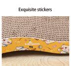 Corrugated Cat Scratching Board – Double-Sided Cardboard Cat Scratcher Pad with Catnip for Claw Sharpening & Furniture Protection