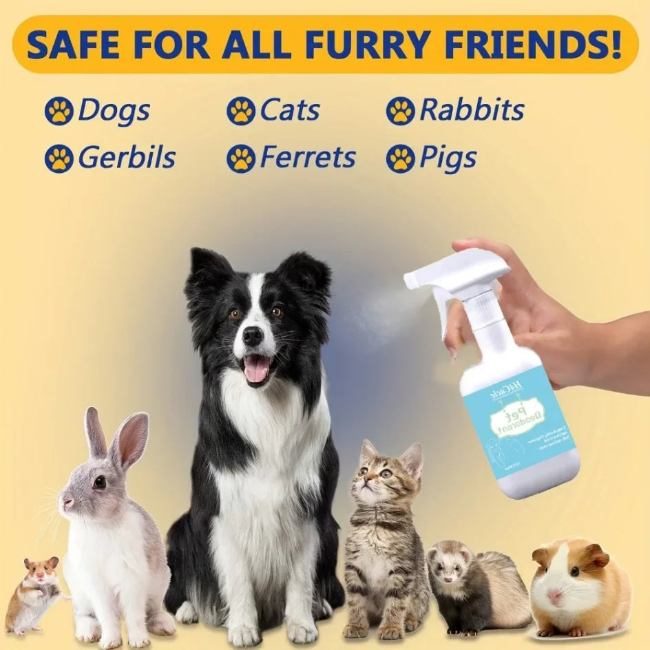 Dog Deodorizer Spray 300ml – Long Lasting Pet Perfume & Odor Remover for Dogs, Puppies & Cats