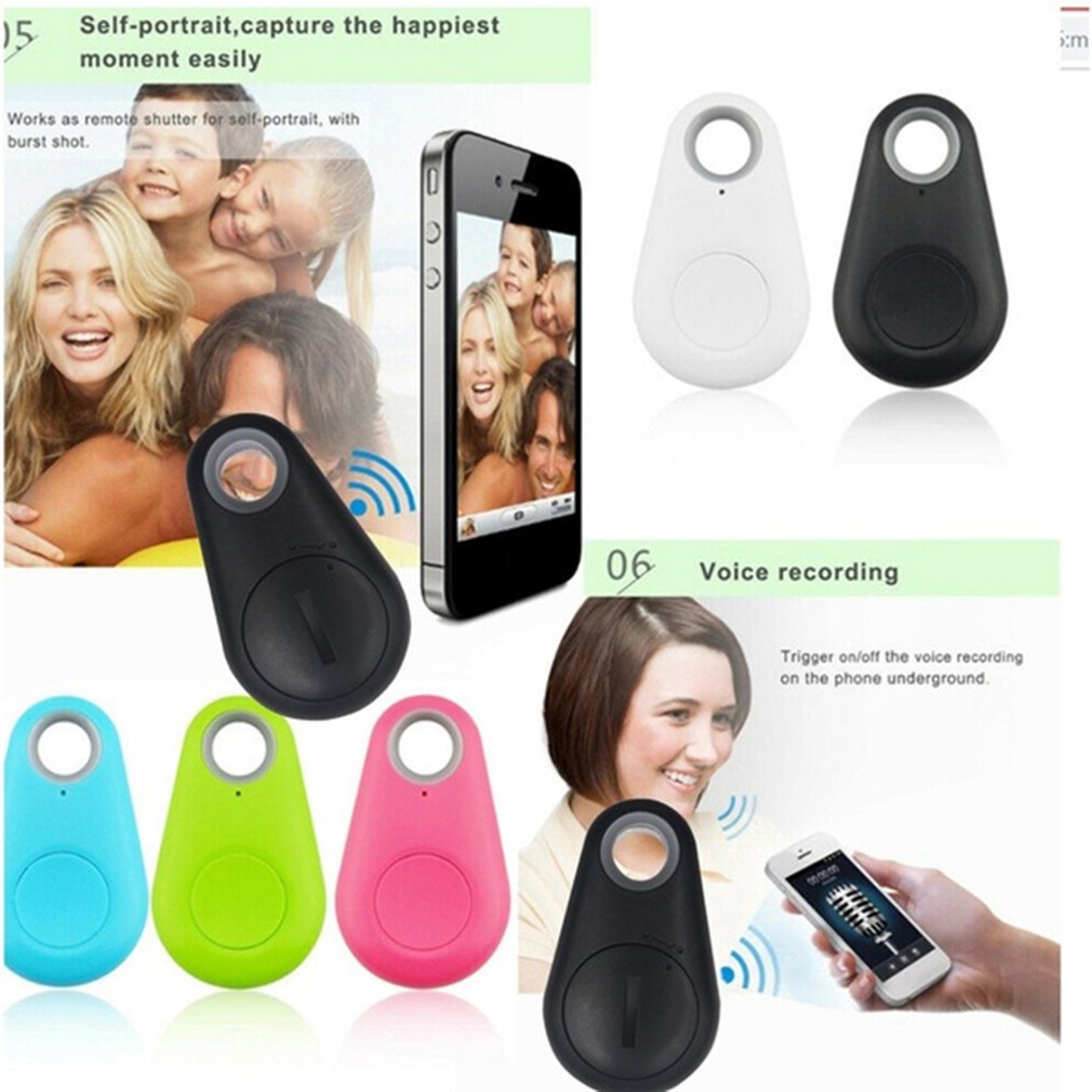 Mini Bluetooth 4.0 Smart Anti-Lost Tracker Tag for Pets, Kids, Wallet, Keys – Wireless Key Finder with Alarm and Phone Finder App Support (iOS and Android)