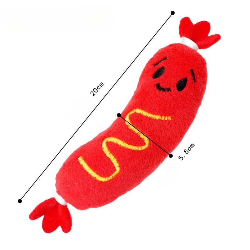 Dog Sound Plush Toy – Squeaky Bite-Resistant Chew Toy for Puppies